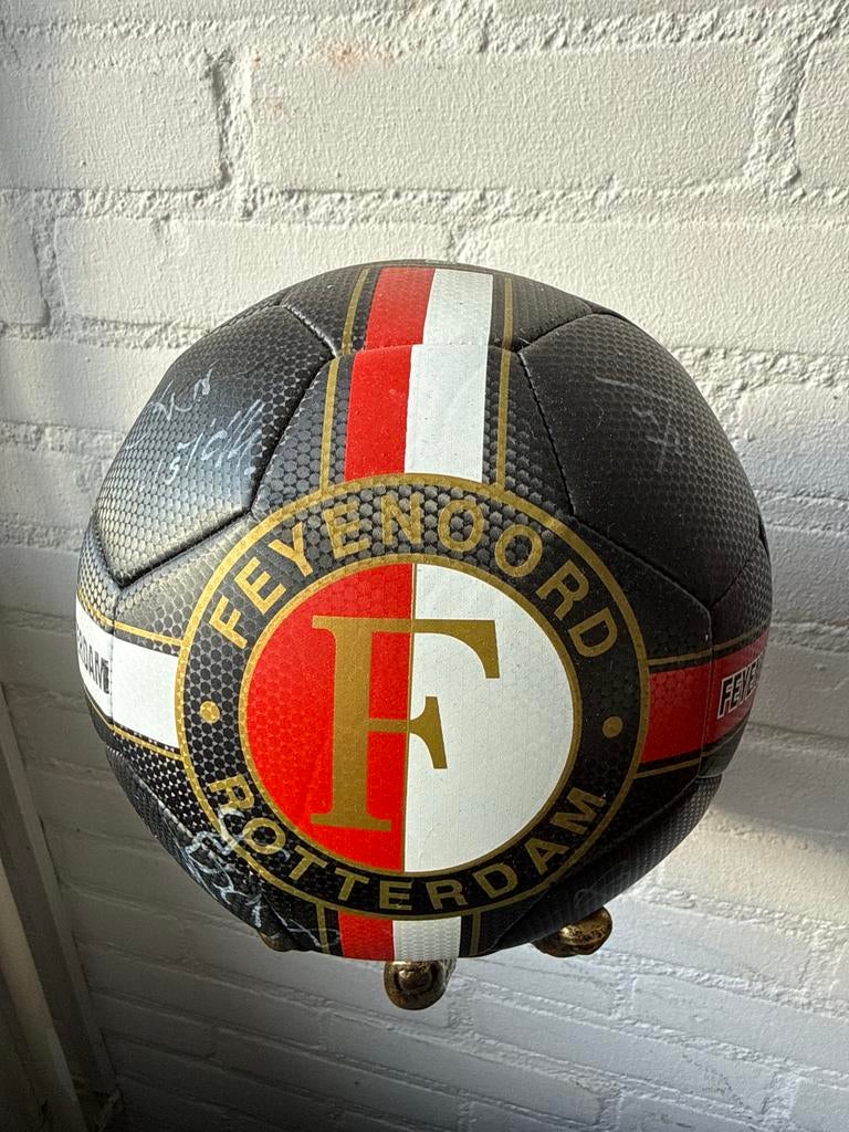 Getekende Feyenoord bal, Maat XL, Ophalen, Gebruikt, Bal