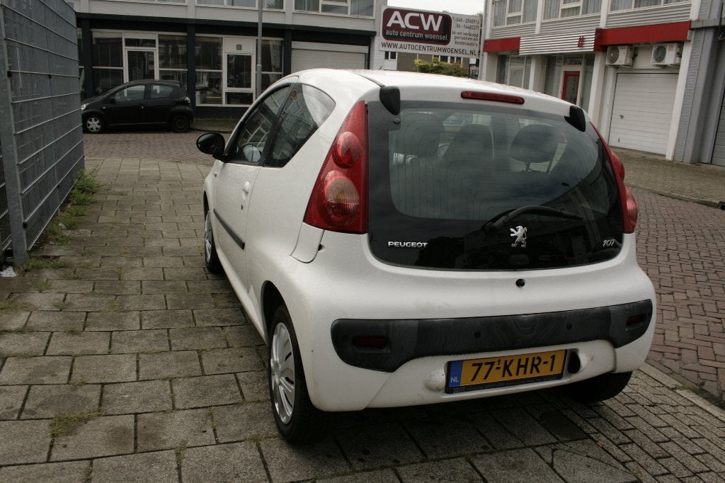 Peugeot 107 1.0 12V 3DR 2009 Wit, Voorwielaandrijving, 4 stoelen, Origineel Nederlands, Bedrijf