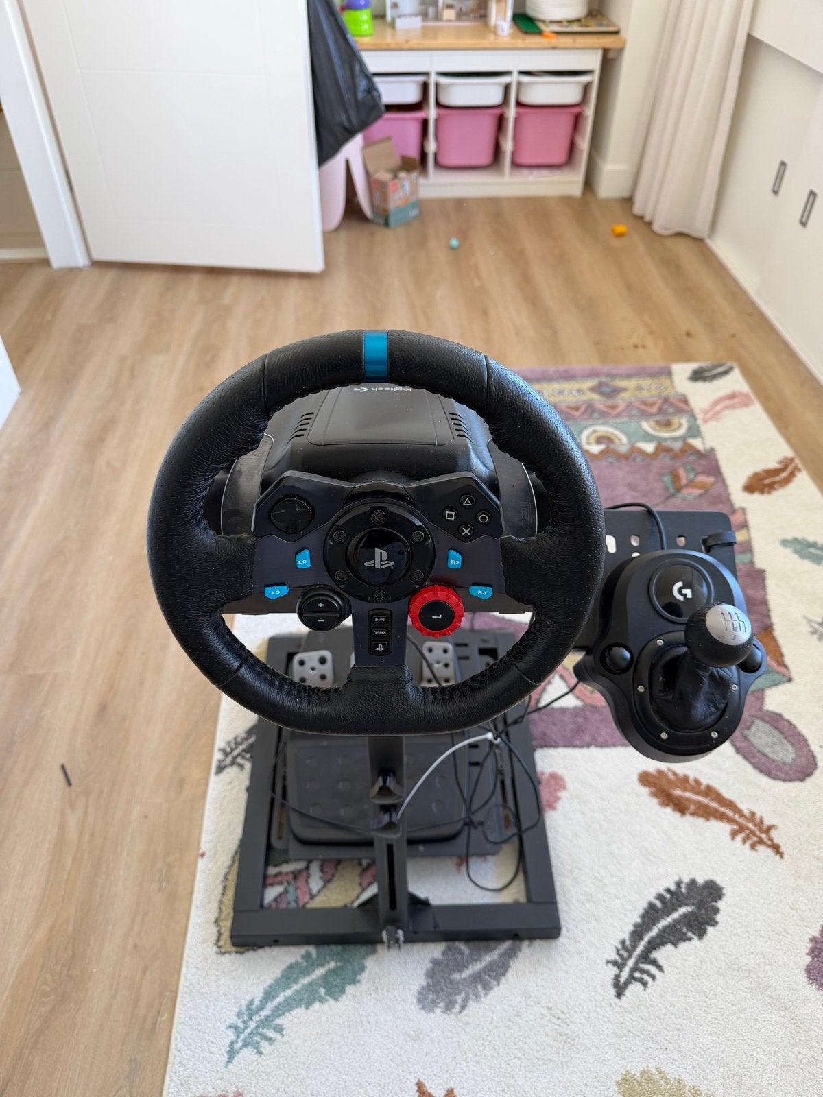 Logitech G29 racestuur met pedalen en schakelpook, Ophalen, Overige merken, Gebruikt