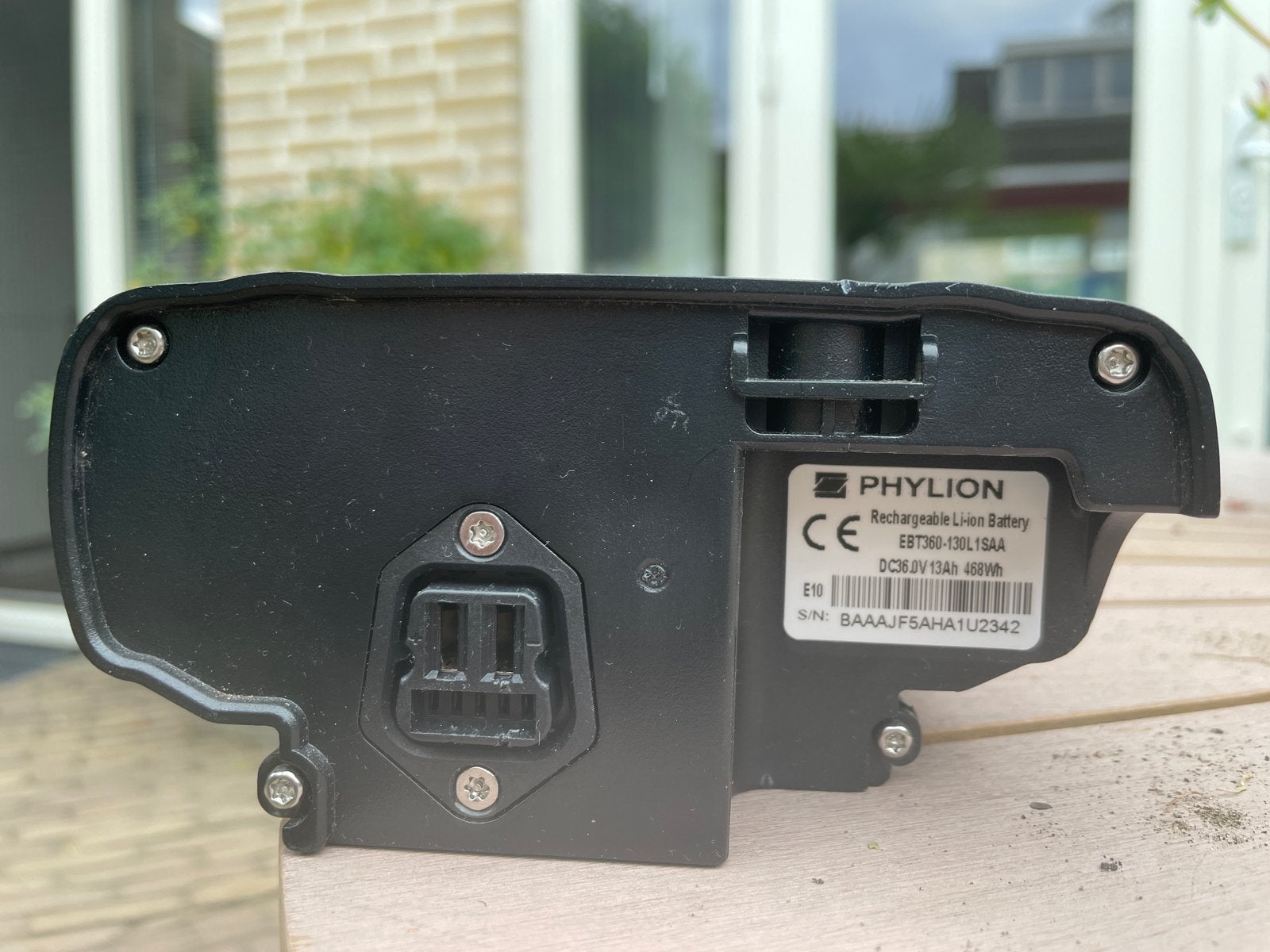 Stella e-bike accu 36V 13Ah 468Wh (Phylion), Ophalen of Verzenden, Gebruikt