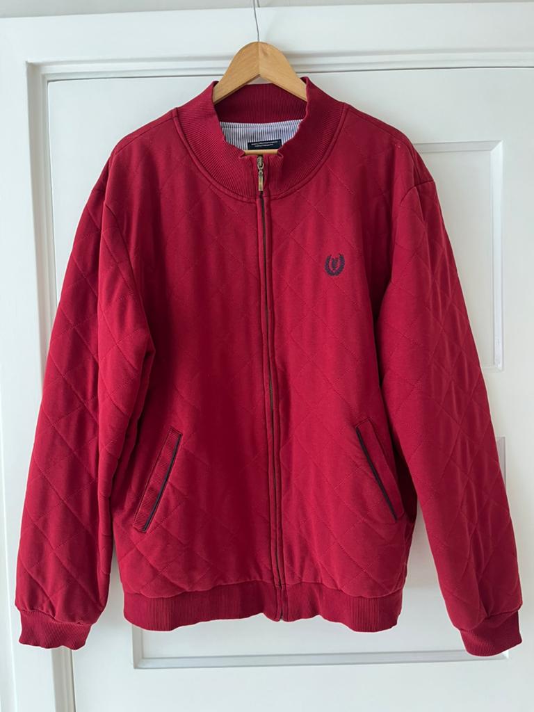 Mooi rood bomber jack van Yachting 1923 maat XXL, Kleding | Heren, Ophalen of Verzenden, Zo goed als nieuw, Overige maten, Rood