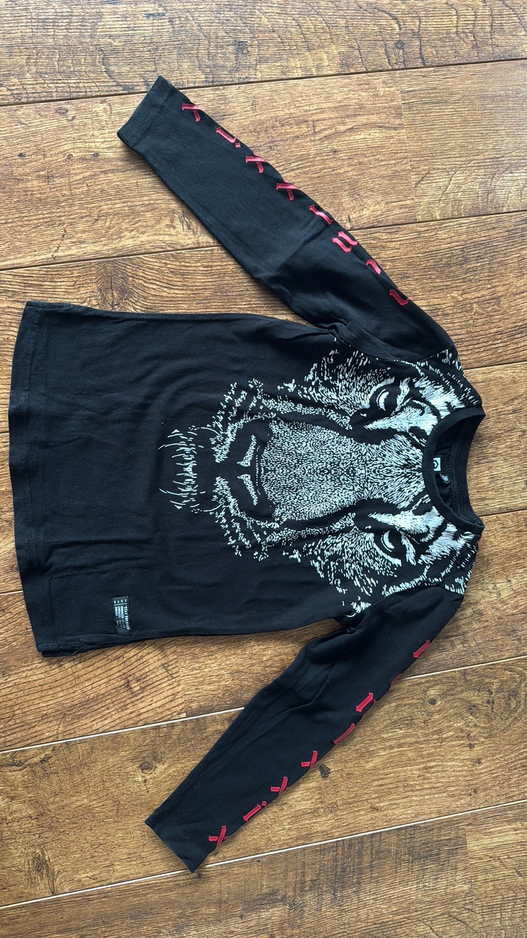 Coolcat longsleeve tijger 110/116, Ophalen of Verzenden, Zo goed als nieuw, Jongen, Shirt of Longsleeve
