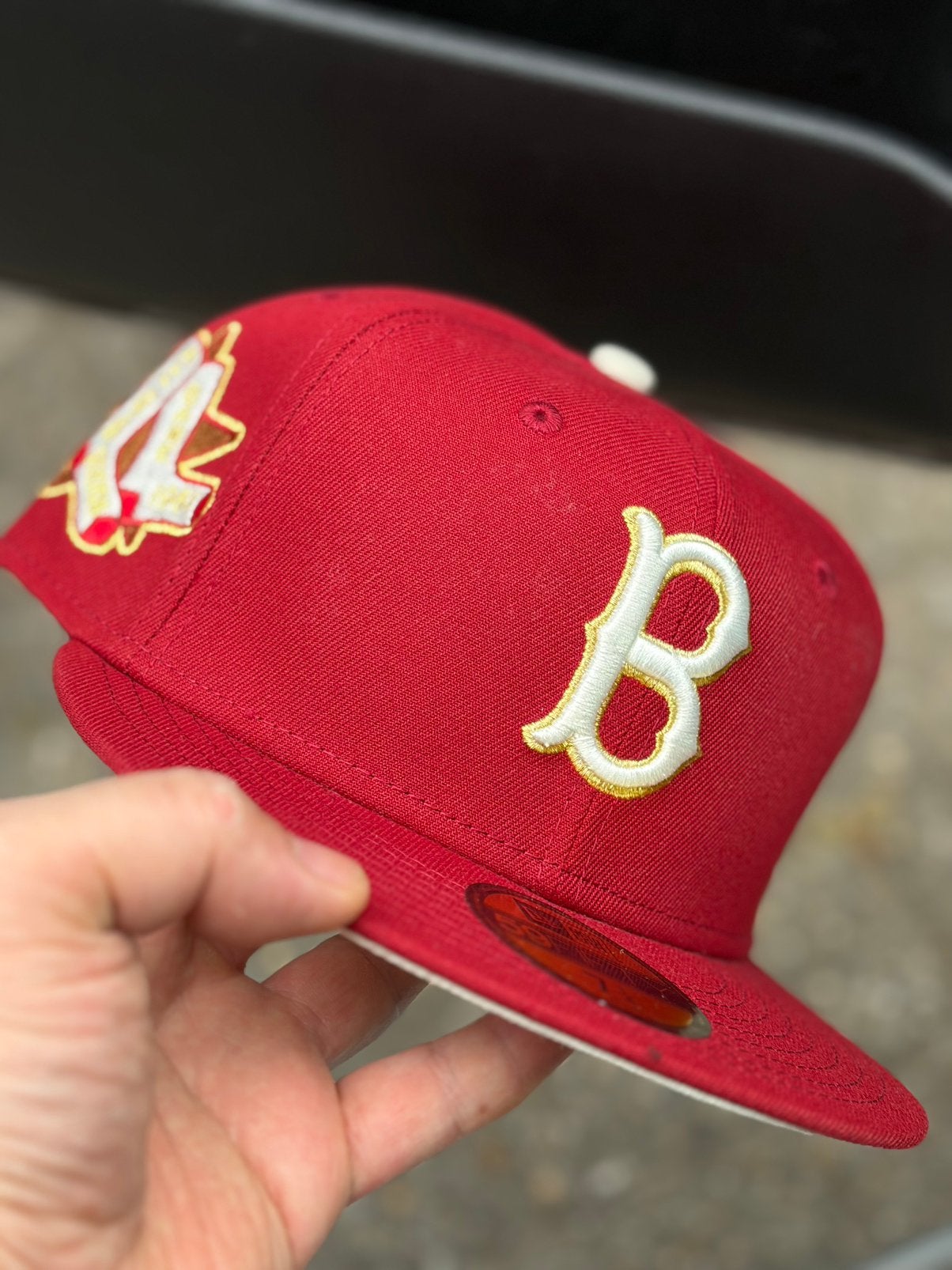 Rode Boston Red Sox maat 7 1/4, Ophalen of Verzenden, Nieuw, 58 of 59 cm (L, 7¼ of ⅜ inch), Pet