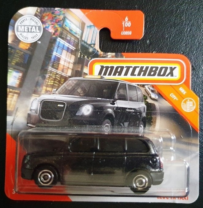 Matchbox levc tx taxi londen cab, Ophalen of Verzenden, Nieuw, Auto