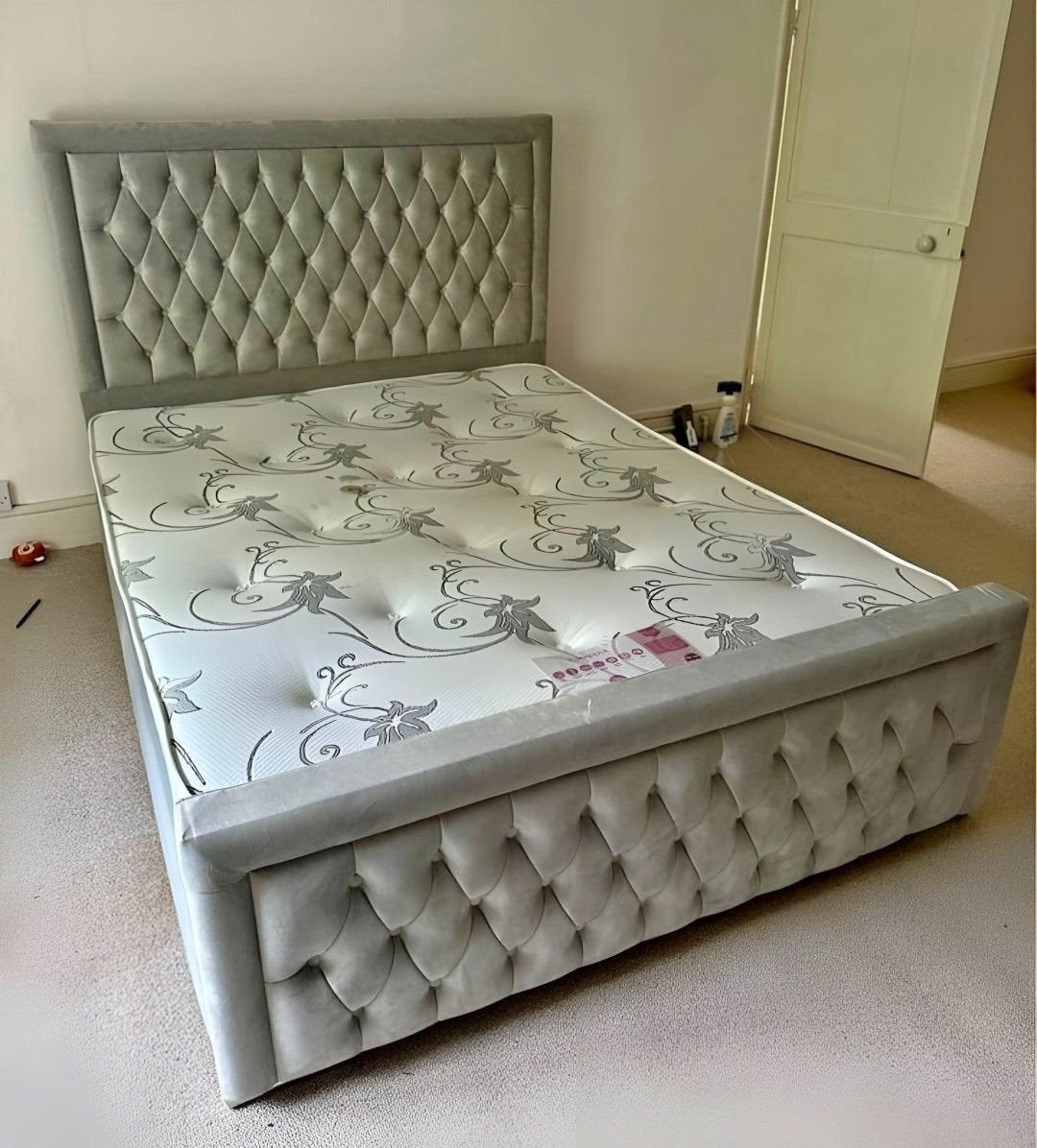 Vente urgente : Lit complet neuf avec matelas neuf (160x200), Ophalen of Verzenden, 180 cm, Nieuw, Tweepersoons