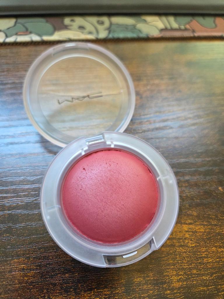 MAC Glow Play Blush - Plush Pepper, Wangen, Ophalen of Verzenden, Zo goed als nieuw, Make-up