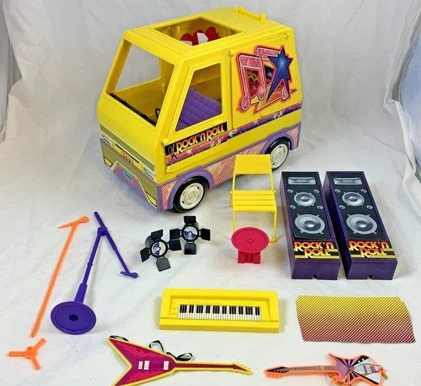 Vintage Zima Rock 'n Roll Van Set 1986 OVP Barbie Jem poppen, Coolsingel 104, 3011 AG Rotterdam, Netherlands, Verzenden, Zo goed als nieuw