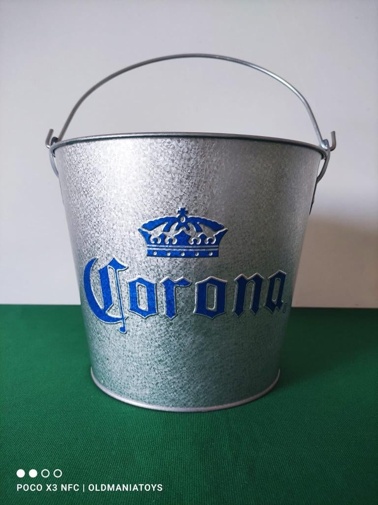Secchiello Portaghiaccio Pubblicitario Birra Corona Metallo, Verzenden, Nieuw, Flesje(s), Overige merken