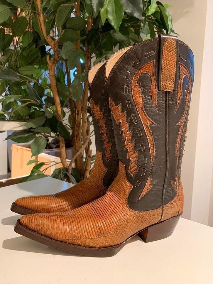 Rudel cowboylaarzen 37 western boots bohemian laarzen, Kleding | Dames, Schoenen, Niet ingevuld, Hoge laarzen, Bruin, Niet ingevuld