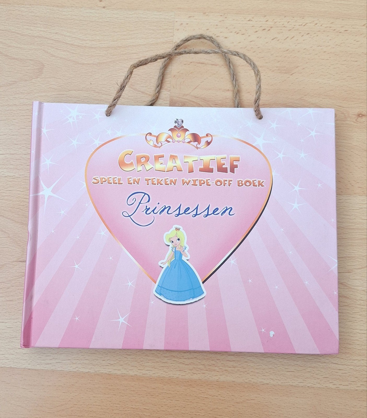 Creatieve prinsessen tas (whiteboard, spelletjes, etc.), Kinderen en Baby's, Speelgoed | Educatief en Creatief, Zo goed als nieuw