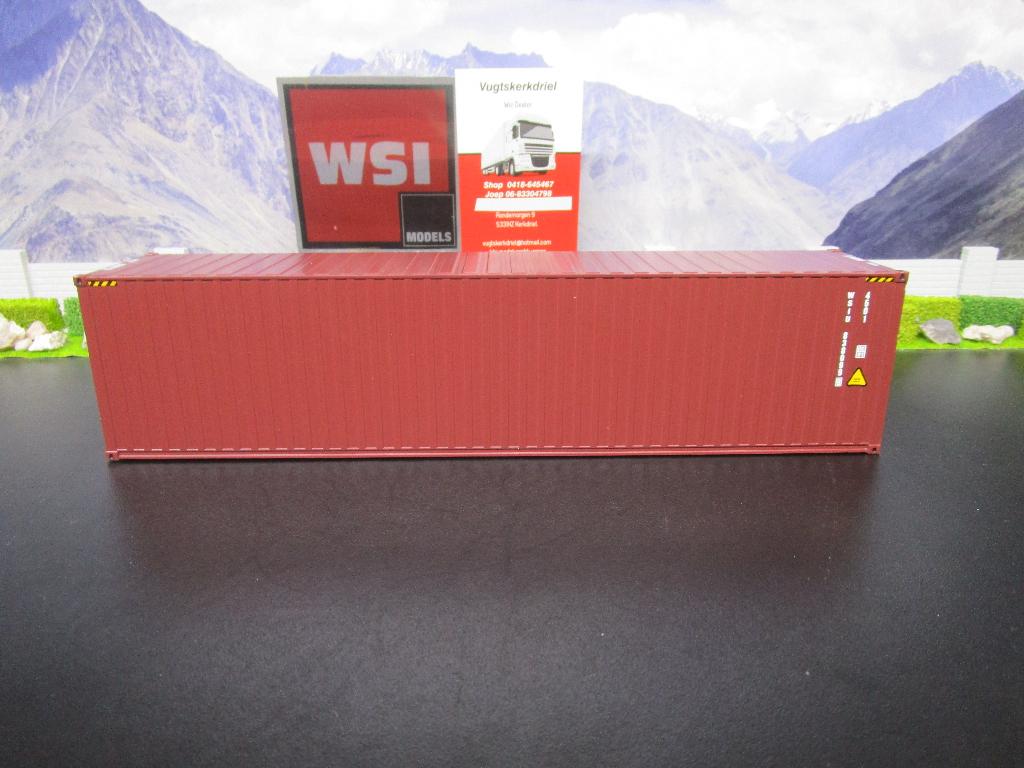 Wsi 04-1171 Premium Line , 40FT Container, Ophalen, Nieuw, Bus of Vrachtwagen, Wsi