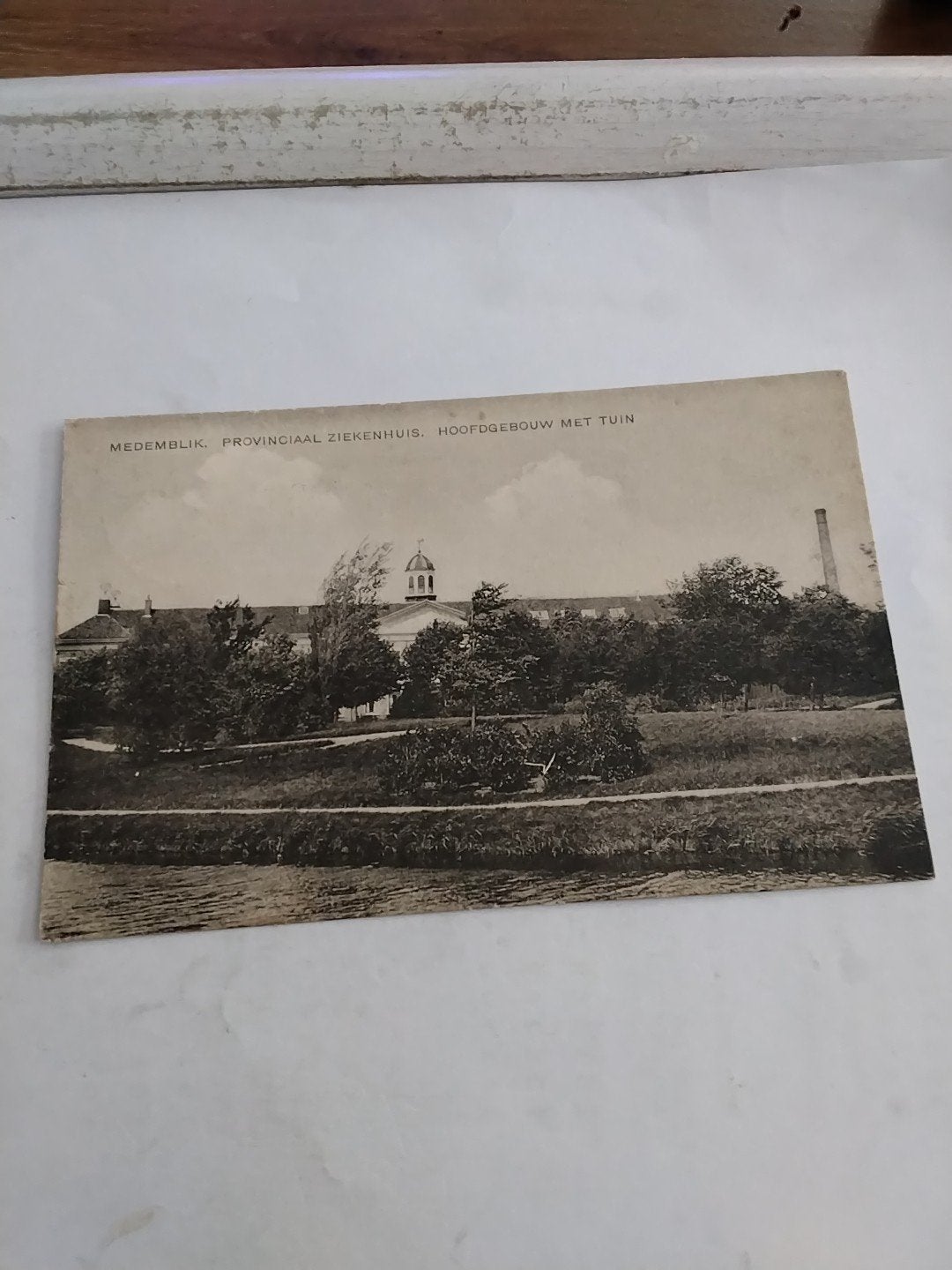 Oude Ansichtkaart Medemblik Provinciaal Ziekenhuis, Ophalen of Verzenden, Voor 1920, Gelopen, Noord-Holland