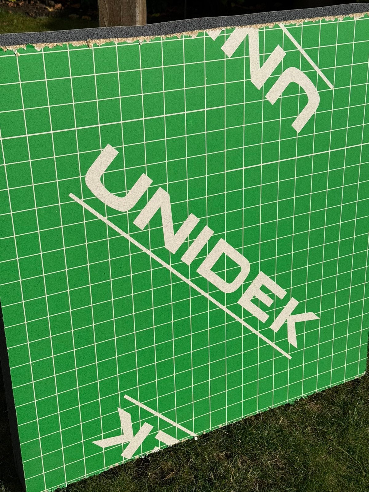 Unidek isolatieplaten, Doe-het-zelf en Verbouw, Isolatie en Afdichting, 4 tot 8 cm, Gebruikt, 15 m² of meer, Piepschuim (Tempex)
