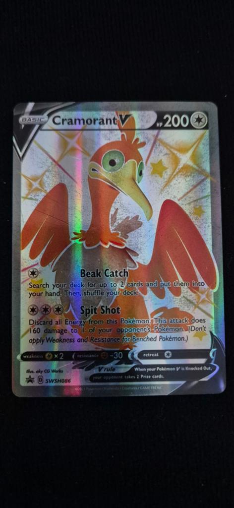 Cramorant V SWSH086 Pokémon Kaart - Foil, Ophalen of Verzenden, Nieuw, Losse kaart, Foil