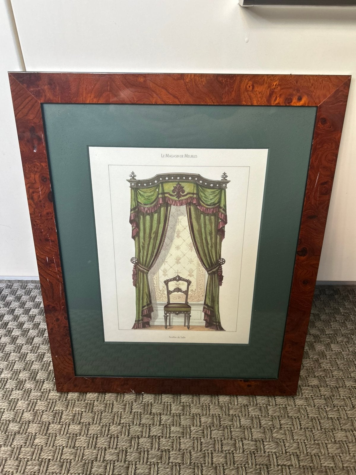 "Le Magasin de Meubles" - Victor Quetin, Antiek en Kunst, Kunst | Litho's en Zeefdrukken, Met glas, Ophalen, Overige onderwerpen