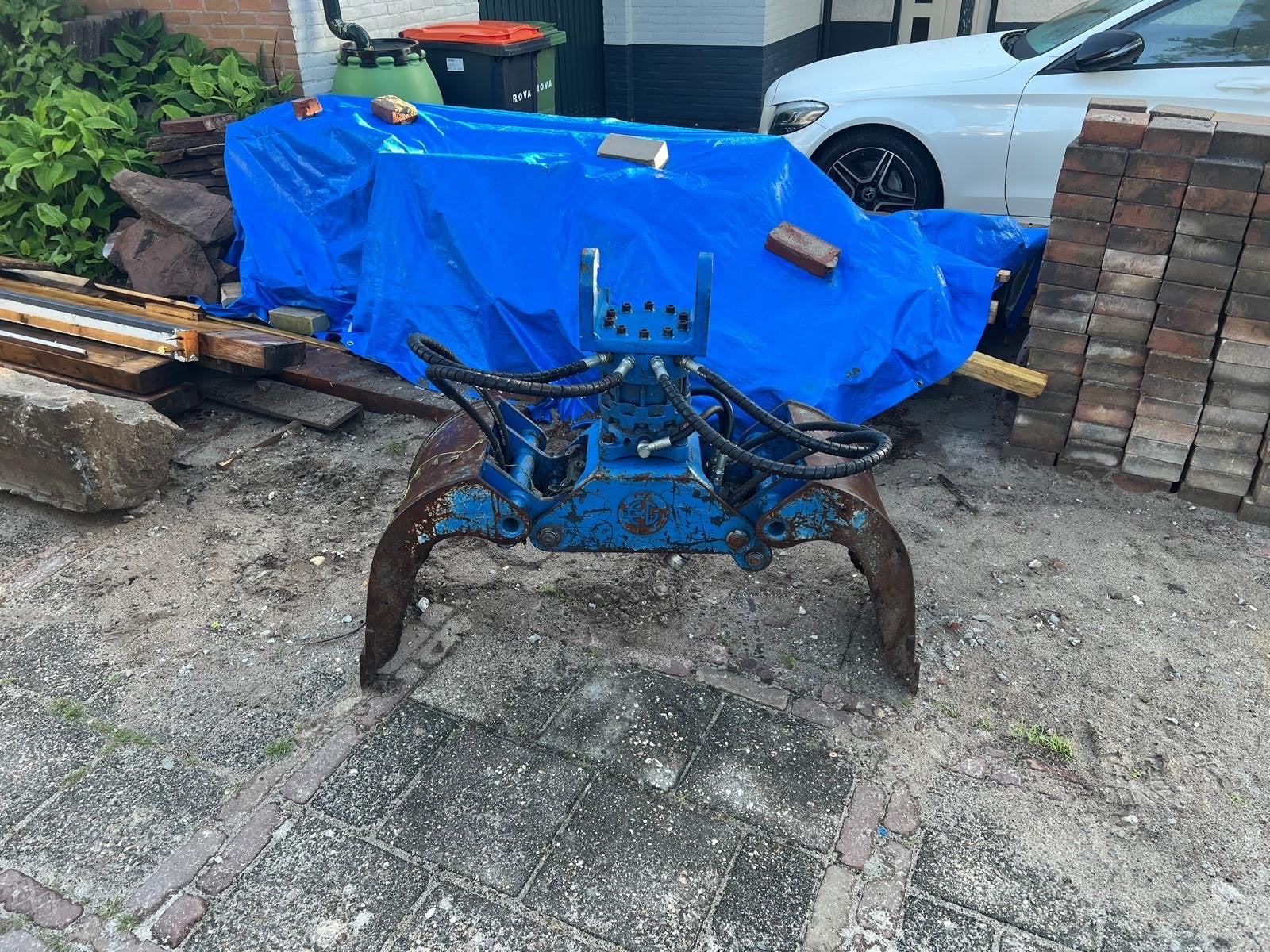Sorteergrijper Eurograb 80cm opening cw05, Ophalen