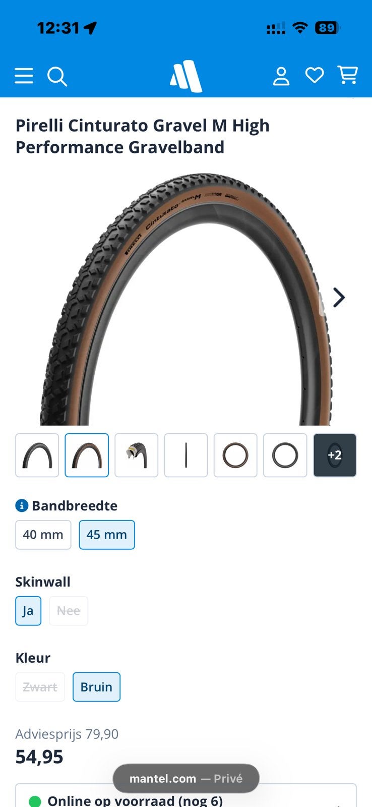 Pirelli Cinturato Gravel M Gravelbanden, Fietsen en Brommers, Fietsonderdelen, Ophalen, Band, Nieuw, Gravelbike