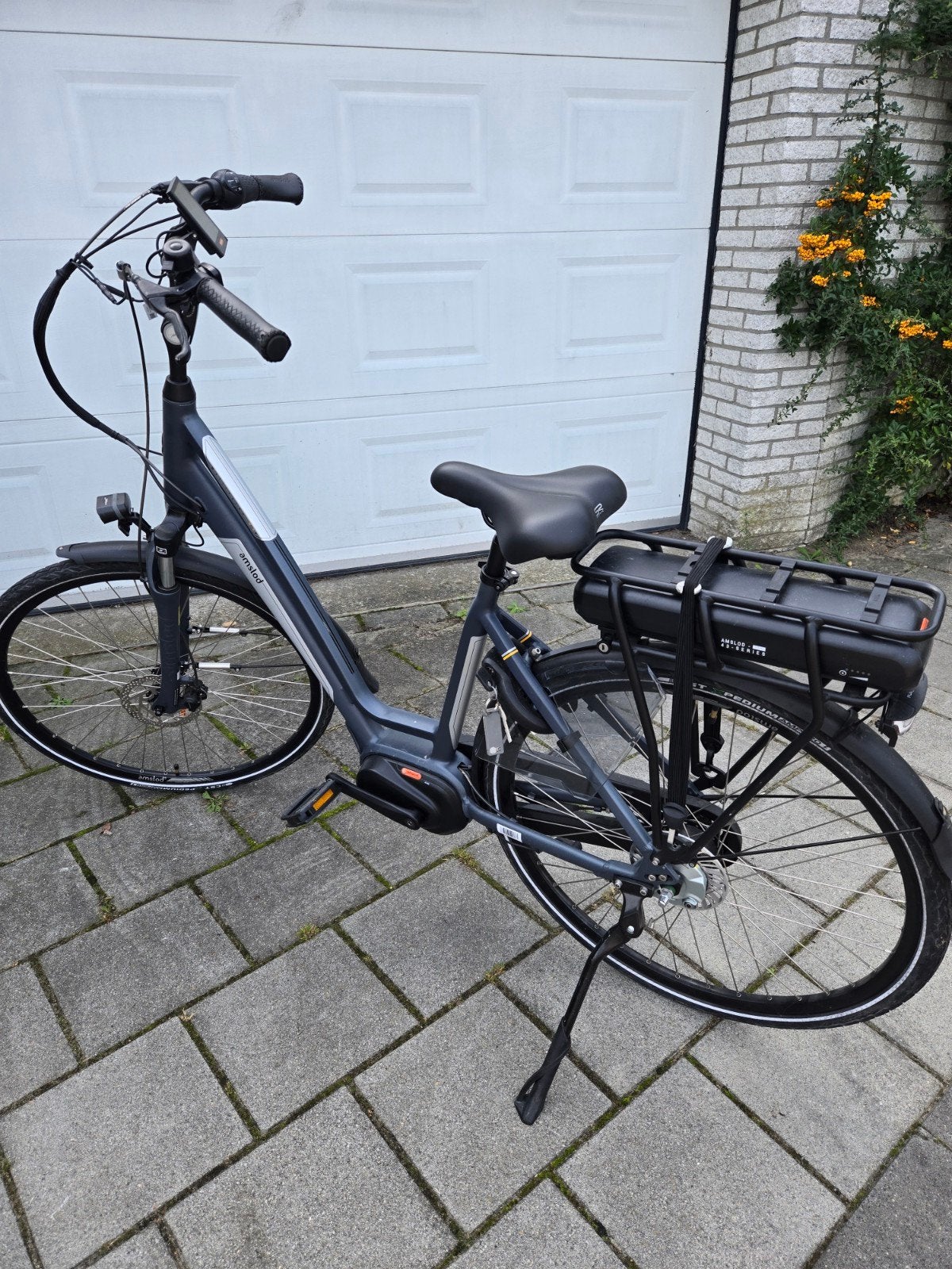 Amslod E-bike - Hybrid Series - Zo goed als nieuw, Fietsen en Brommers, Zo goed als nieuw, 51 tot 55 cm, 50 km per accu of meer