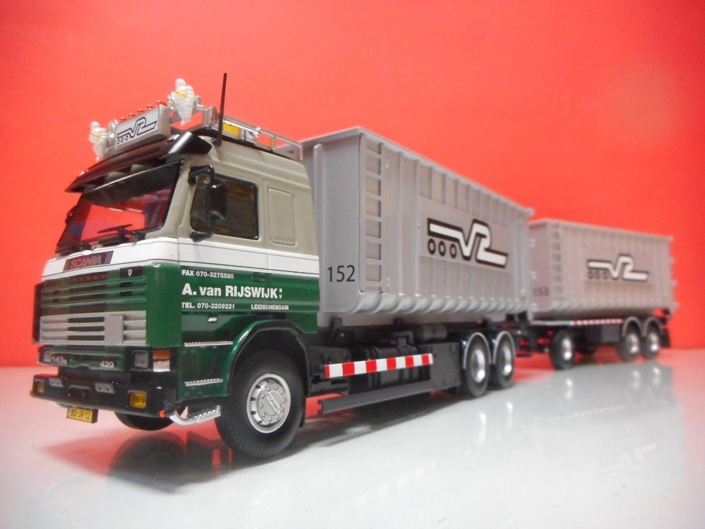 TEKNO SCANIA 3-SERIE A. VAN RIJSWIJK, Hobby en Vrije tijd, Ophalen of Verzenden, Nieuw, Bus of Vrachtwagen, Tekno