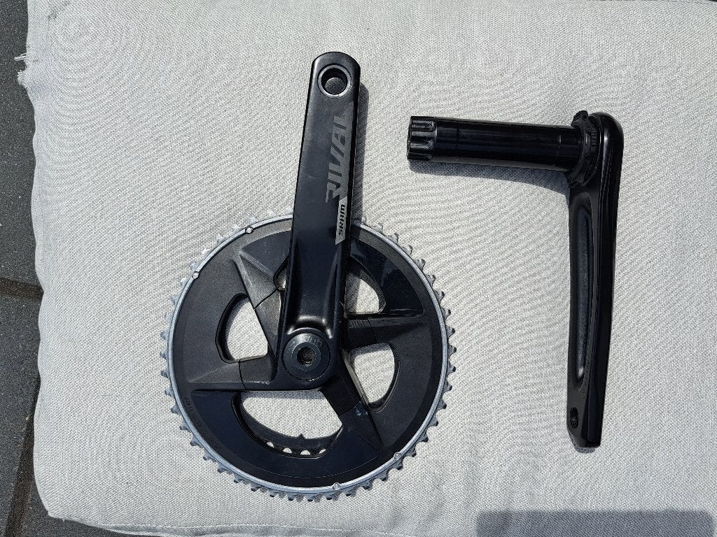 Sram Rival crankstel 48/35, Gebruikt, SRAM, Aluminium, Racefiets