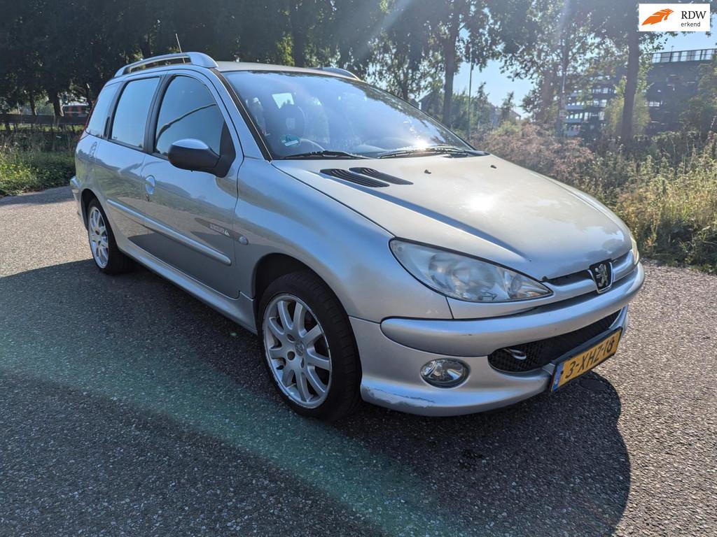 Peugeot 206 SW 1.6-16V Quiksilver Airco Benzine Radio/CD, Auto's, Peugeot, Voorwielaandrijving, 15 km/l, 4 cilinders, Handgeschakeld