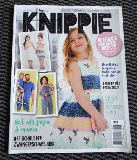 Knippie nr. 3 juni, juli 2018, maat 50 t/m 176, ook baby, Verzenden, Zo goed als nieuw, Kind, Knippie