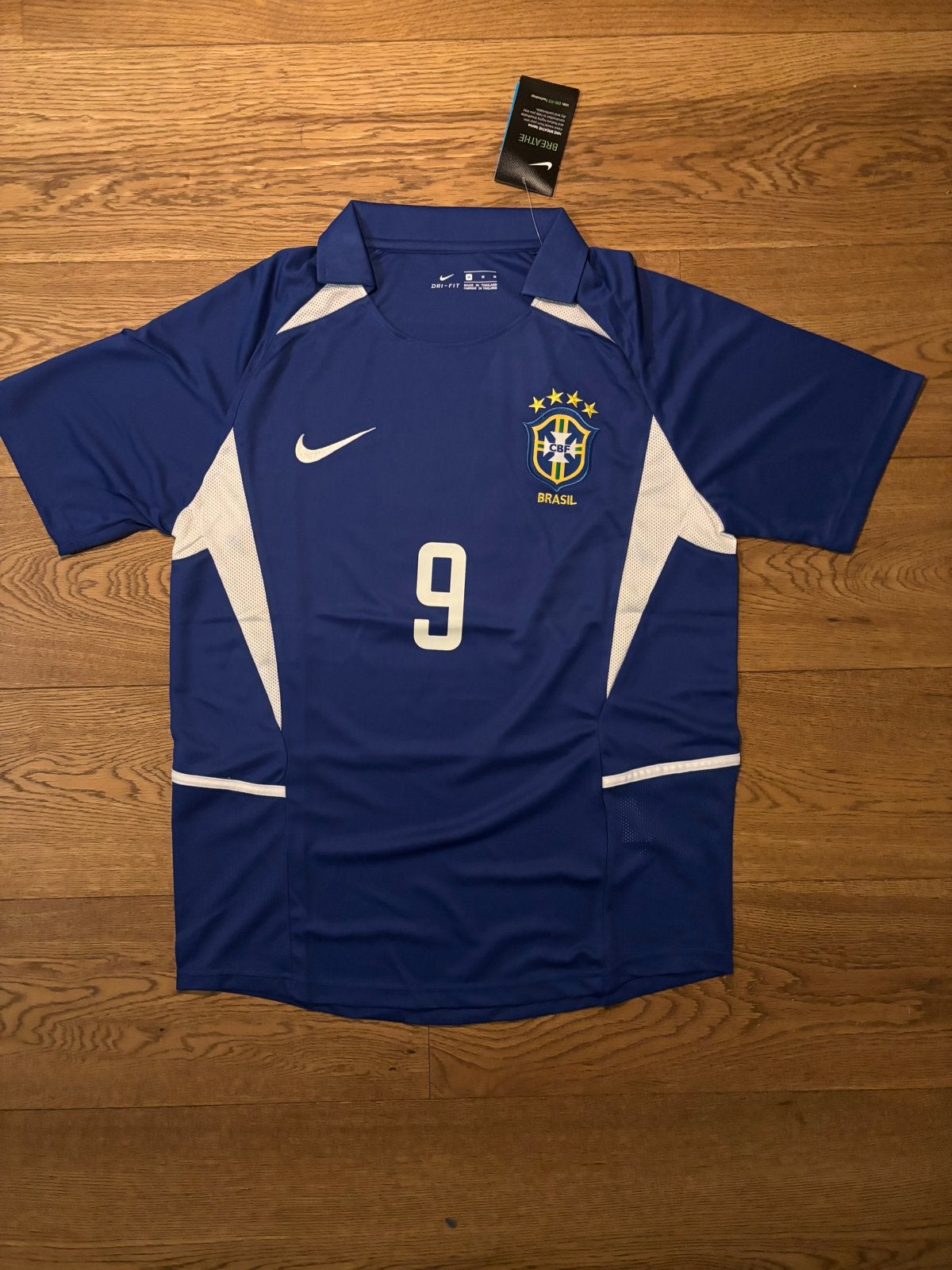 Nike Brazilië Voetbalshirt Ronaldo 2002- Maat M, Nieuw, Ophalen of Verzenden, Voetbal, Maat 48/50 (M)