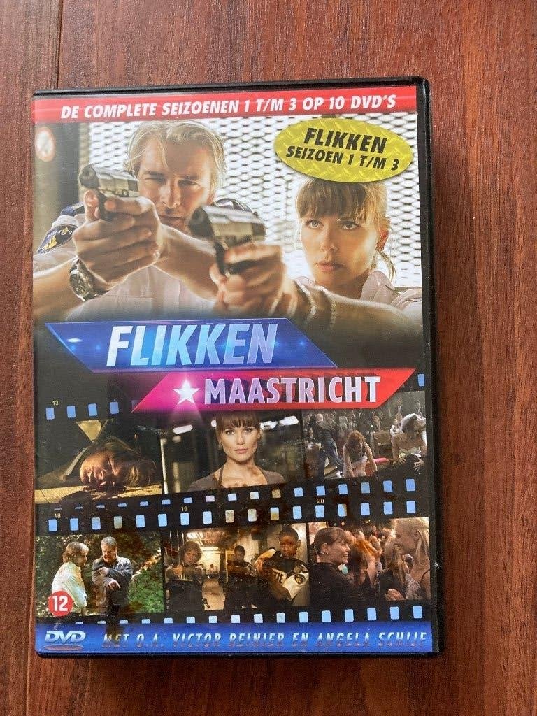 DVD Flikken Maastricht seizoen 1 tot en met 7, Zo goed als nieuw, Seizoen 3, Actie en Avontuur, Vanaf 12 jaar