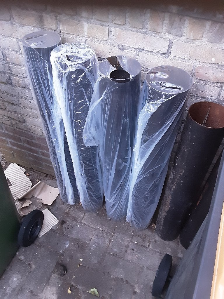 Kachel pijp staal, Ophalen, Overige materialen, Zo goed als nieuw, Minder dan 2 meter