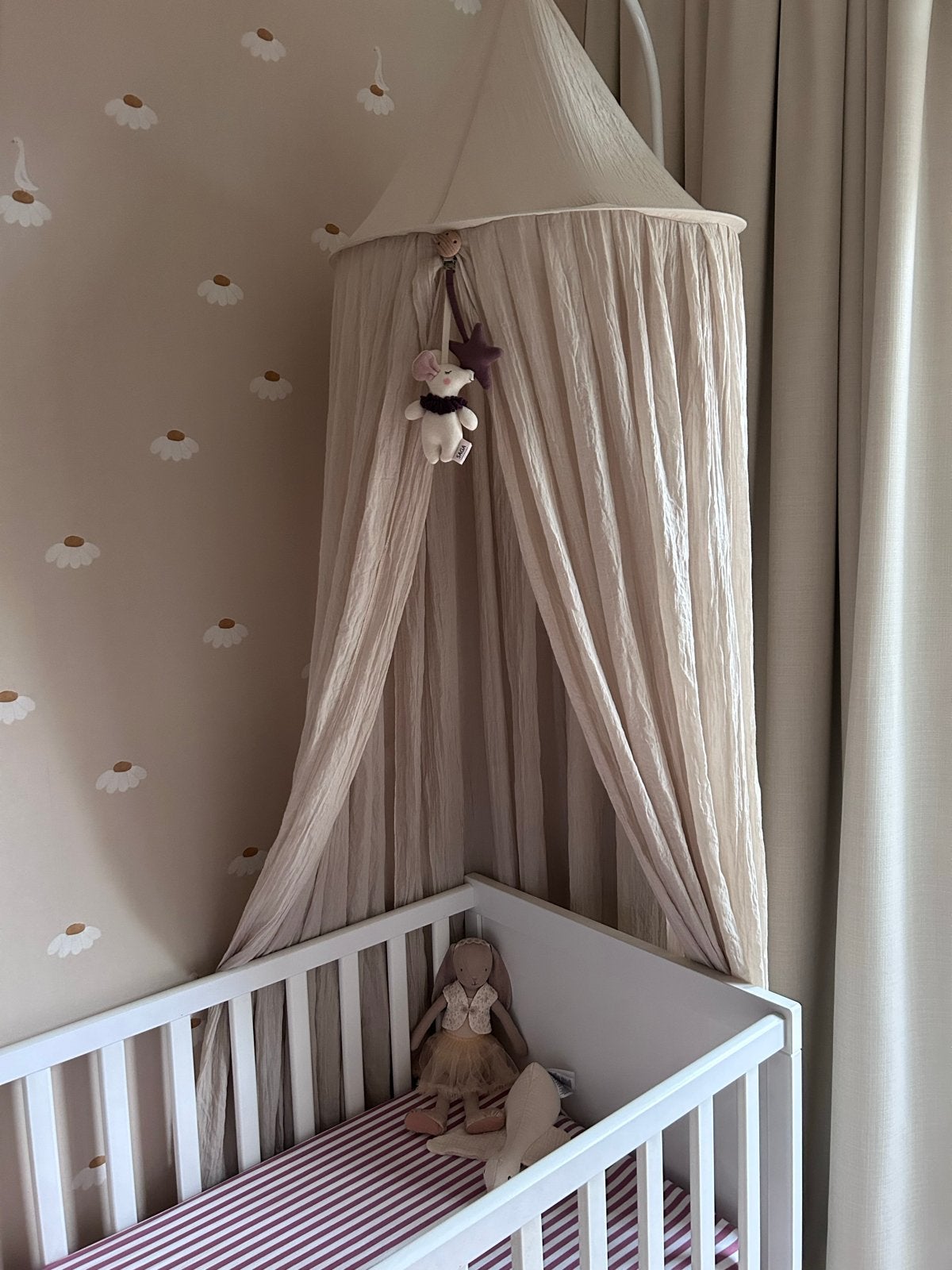 Mooie klamboe Jollein met standaard (piekstok) babykamer, Ophalen, Zo goed als nieuw, Overige typen