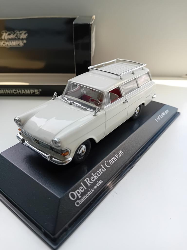 Minichamps Opel Rekord P2 Caravan., Ophalen of Verzenden, Zo goed als nieuw, Auto, MiniChamps