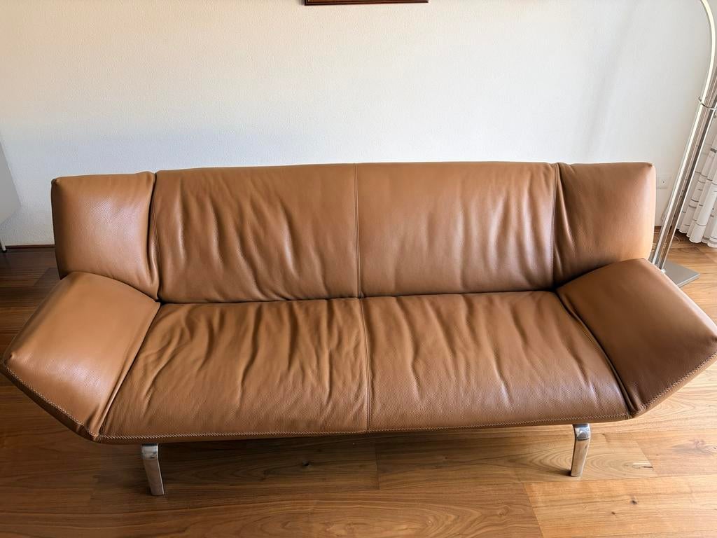 Leolux Devon bank, Huis en Inrichting, Ophalen, Tweepersoons, Zo goed als nieuw, 200 tot 250 cm
