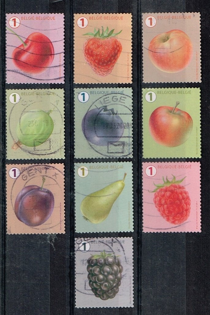 Postzegels uit Belgie - K 5504 - vruchten, Verzenden, Frankeerzegel, Gestempeld, Gestempeld