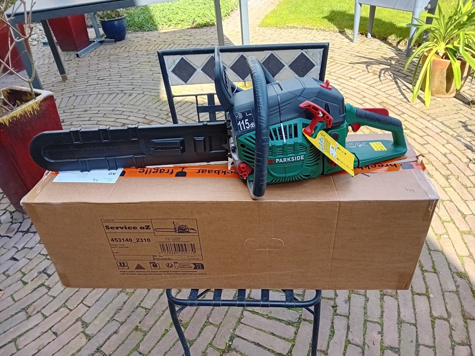 NIEUWE Kettingzaag Parkside 2 kw, 45 cm, Ophalen of Verzenden, Nieuw, Parkside