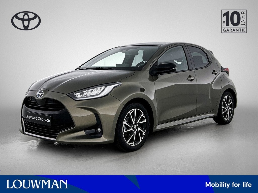 Toyota Yaris 1.5 Hybrid Style Panoramadak (bj 2022), Auto's, Toyota, 12 maanden, 450 kg, Gebruikt, 1490 cc