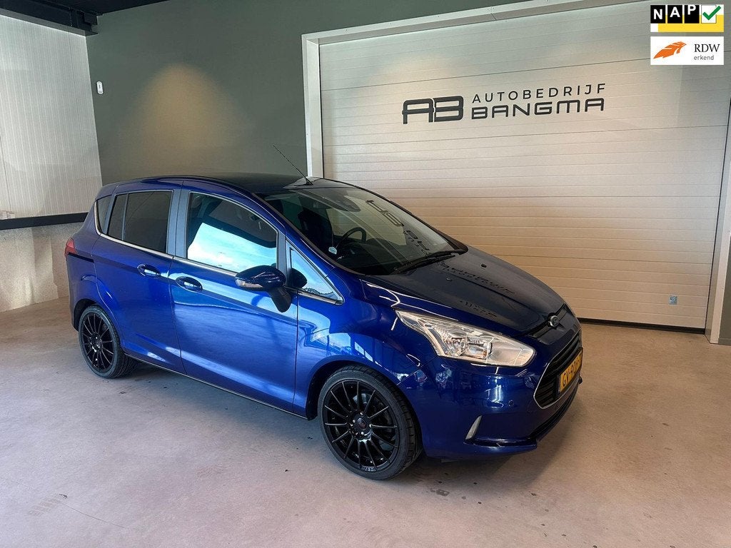 Ford B-Max 1.0 EcoBoost TITANIUM/CLIMA AIRCO/ISOFIX/LM-VELG/, Auto's, Ford, Voorwielaandrijving, Gebruikt, Met garantie (alle)