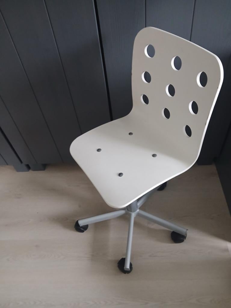 Kinder bureaustoel Ikea, Huis en Inrichting, Bureaustoelen, Ophalen of Verzenden, Gebruikt, Wit