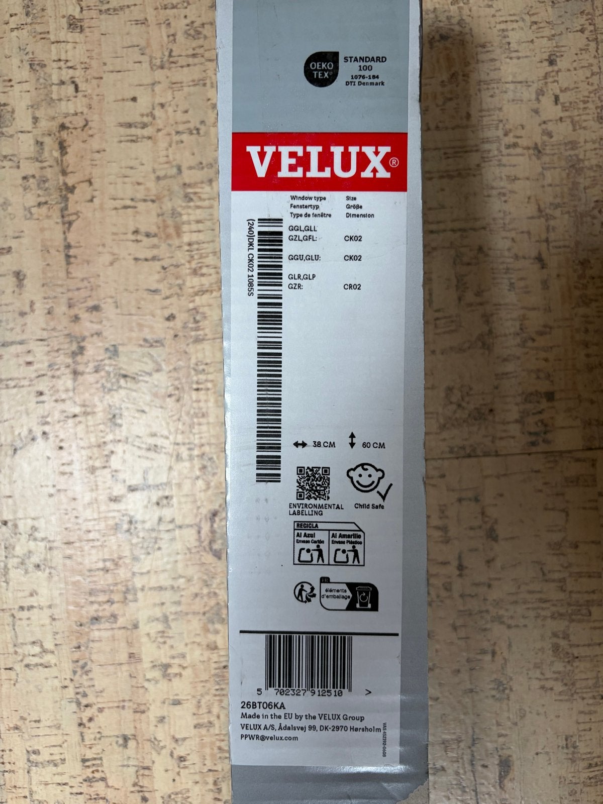 Velux DKL CK01 Rolgordijn - Kleur 1085S, Verduisterend, Ophalen of Verzenden, Zo goed als nieuw, Rolgordijn