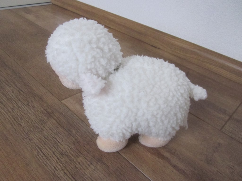 Texeler groot wit ruwharig superzacht pluche schaap knuffel, Overige merken, Overige karakters, Overige typen, Ophalen of Verzenden