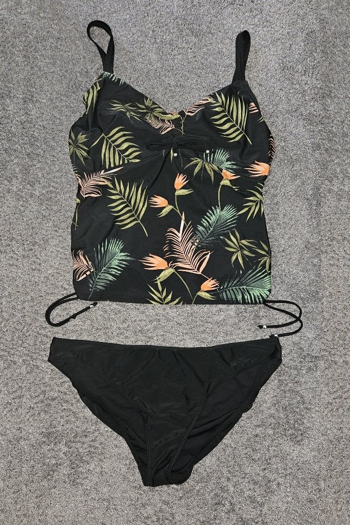 Tankini zwart groen | 95F | BPC, Overige typen, Zwart, Ophalen of Verzenden, Zo goed als nieuw