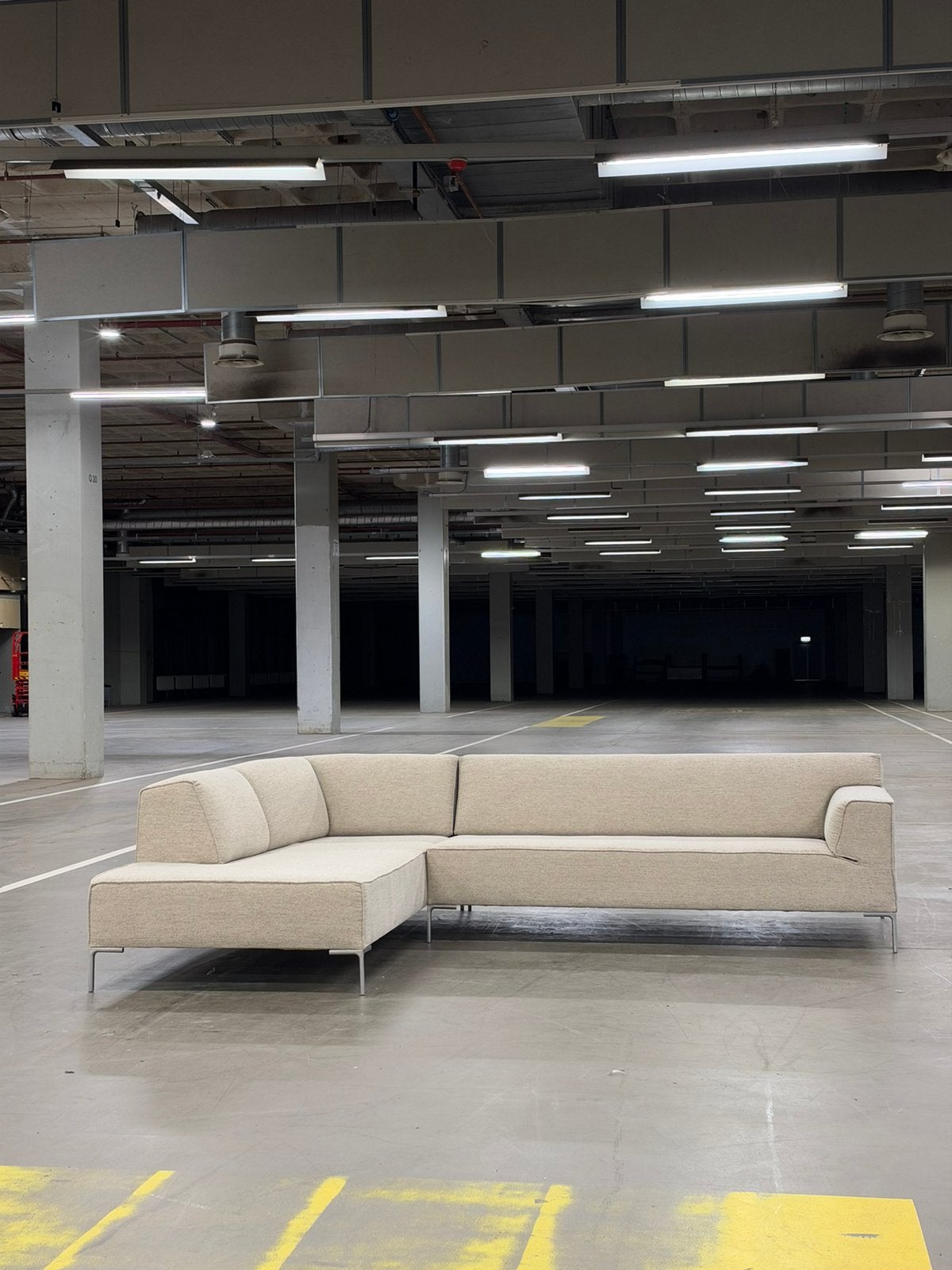 Design on Stock Bloq XXL | Sand | NIEUWSTAAT + Garantie, Huis en Inrichting, Metaal, Hoekbank, 300 cm of meer, Ophalen of Verzenden