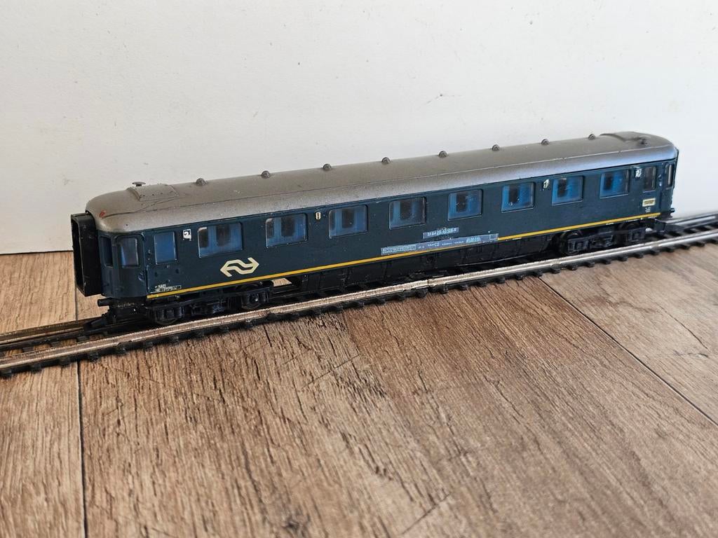 Modeltrein Ho roco NS rijtuig, Gebruikt, Gelijkstroom, Wagon, Ophalen of Verzenden