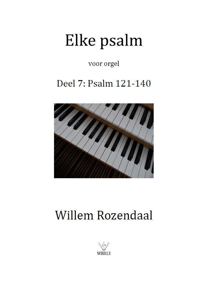 Elke psalm voor orgel deel 7 - Willem Rozendaal, Orgel, Nieuw, Ophalen of Verzenden, Religie en Gospel