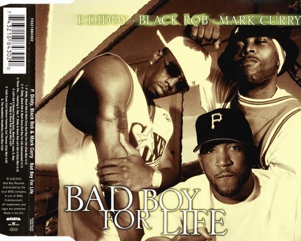 P DDDY BLACK ROB CD SINGLE BAD BOY FOR LIFE PUFF DADDY, Ophalen of Verzenden, Zo goed als nieuw, Pop