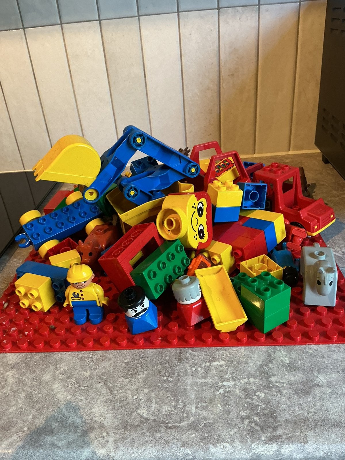 Duplo inclusief plaat, Ophalen, Gebruikt