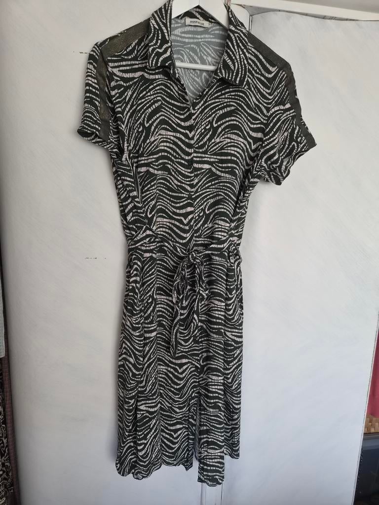 Anna Blue jurk L, Ophalen of Verzenden, Zo goed als nieuw, Blauw, Boven de knie