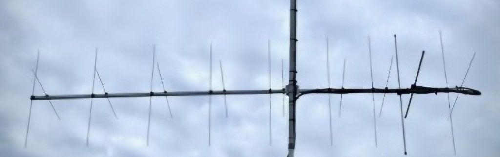 Kruisyagi F9FT  2 x 9 elementen in mooie staat, Telecommunicatie, Ophalen of Verzenden, Gebruikt, Antenne