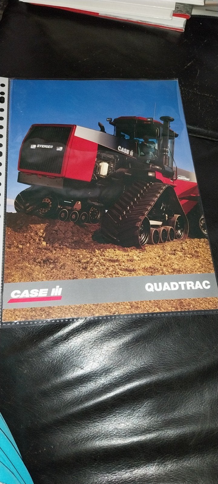 Case ihc quadtrac kniktrekker folder brochure, Ophalen of Verzenden