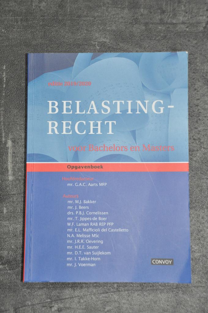 Belastingrecht voor Bachelors en Masters. Opgavenboek, Diverse auteurs, Zo goed als nieuw, Beta, HBO