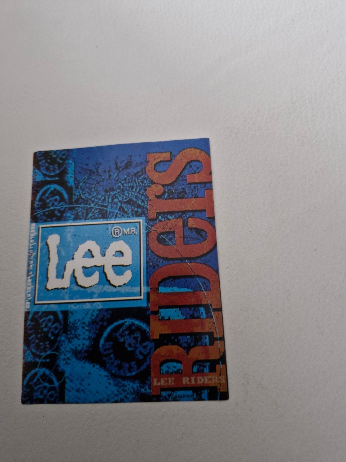 12149 Vintage Lee Riders Sticker - Zeldzaam Verzamelaarsitem, Ophalen of Verzenden, Zo goed als nieuw, Merk